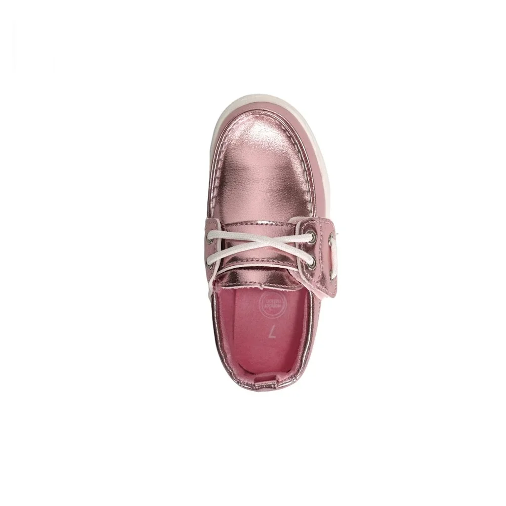 Wonder‎ Nation Toddler Girl Boat Shoe Size 7 Little Girls NEW